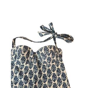 Vineyard Vines | Blue + White Shell Floral Tankini Top | Size Small